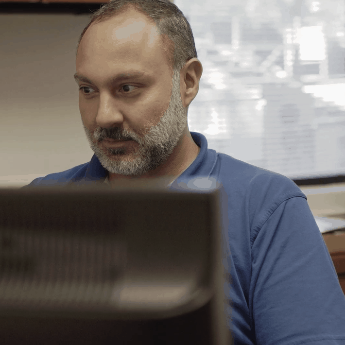 dispatcher on computer